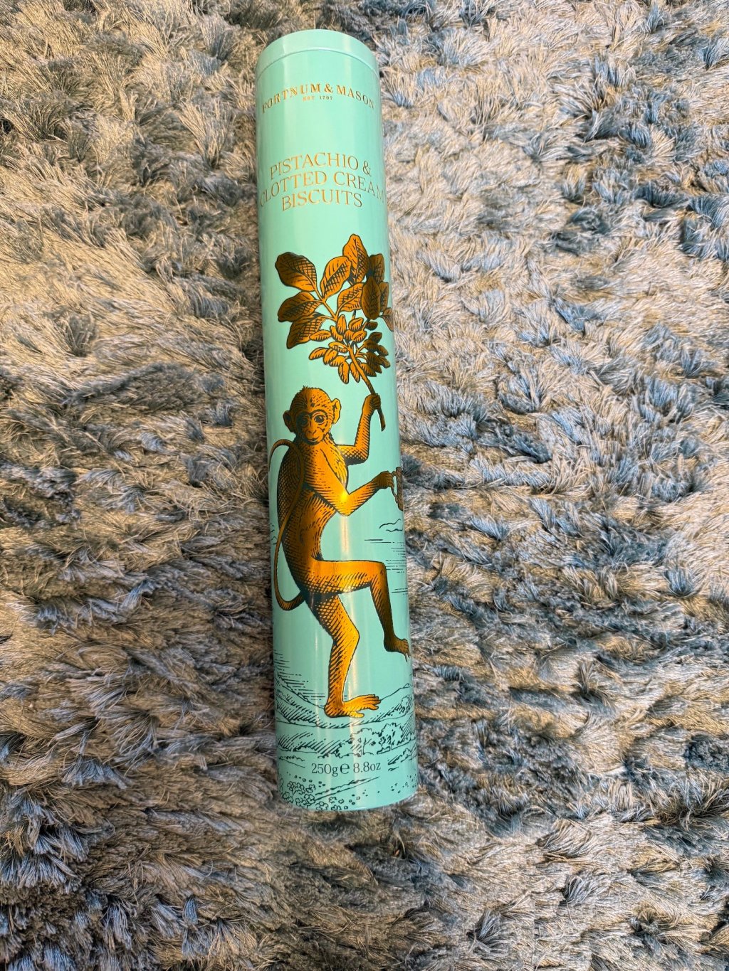Fortnum & Mason Pistachio & Clotted Cream Biscuit Tin Empty 250g