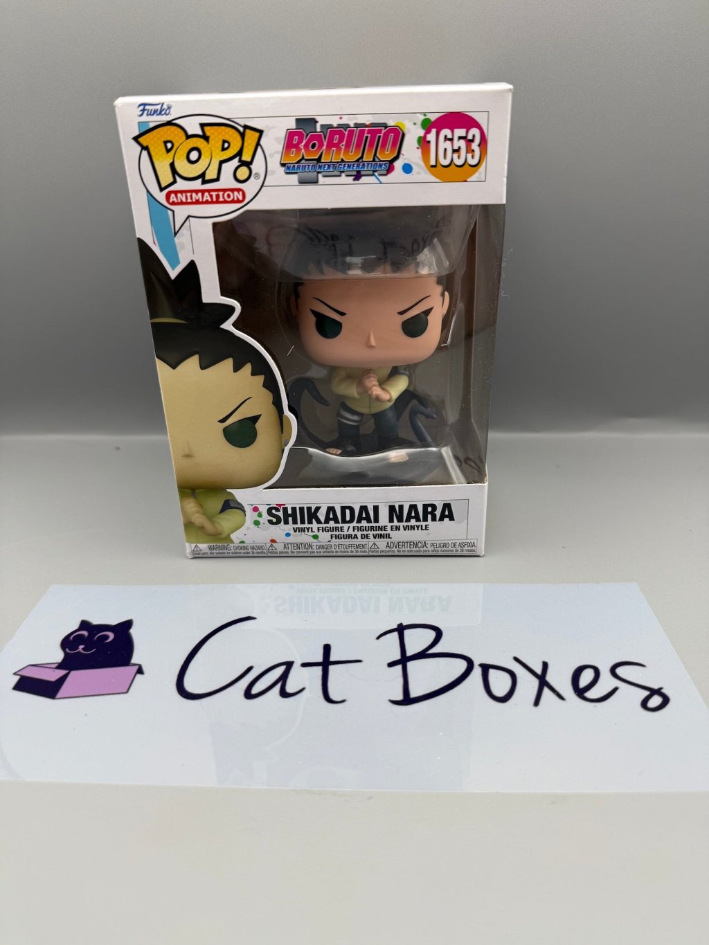 Funko POP! Boruto Shikadai Nara #1653 – New – Box Damage