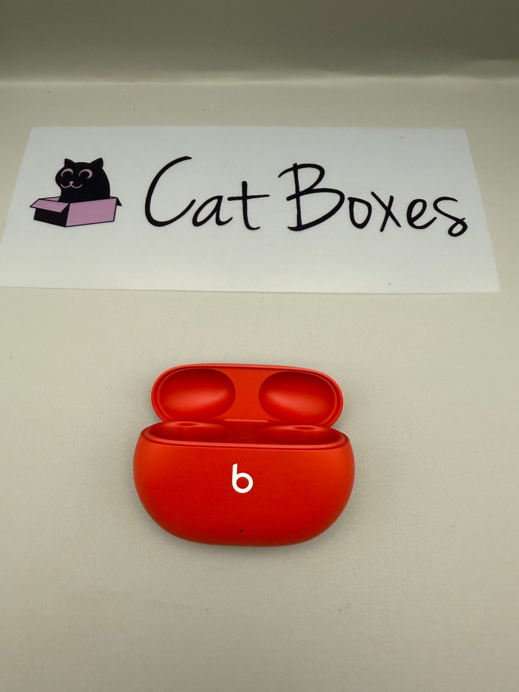 Beats Studio Buds Charging Case ONLY Genuine Replacement - Red