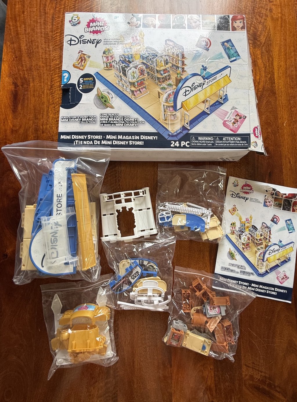 Zuru Mini Brands Disney Store Playset - Incomplete Replacement Parts Boxed