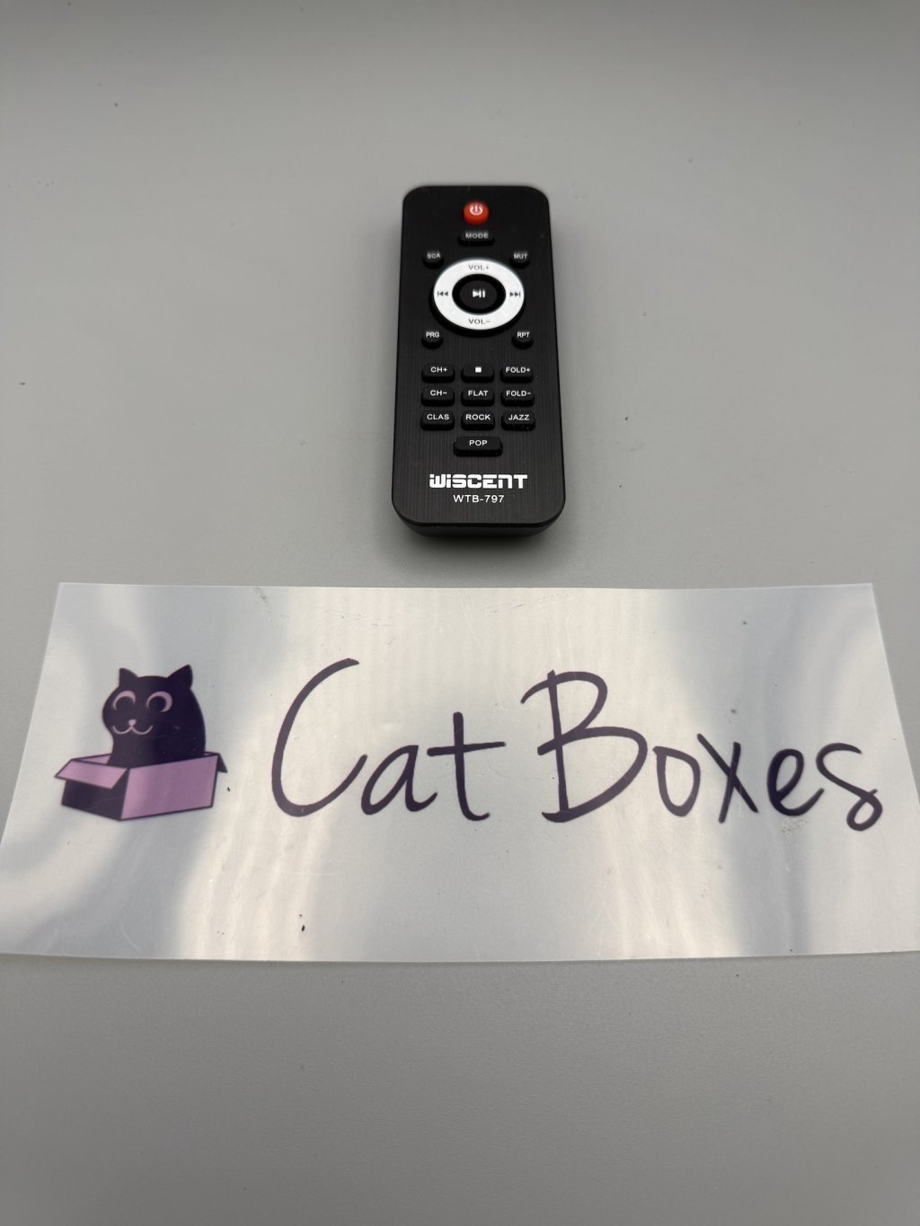 Genuine Wiscent WTB-797 Remote Control Only - New